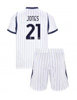 Inter Milan Curtis Jones #21 Venkovní dres pro děti 2026-27 Krátký Rukáv (+ trenýrky)